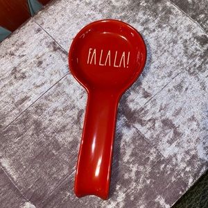 Rae Dunn Fa La La Christmas Spoon Rest